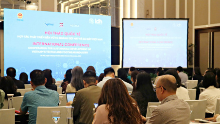 Hội thảo "Hợp tác phát triển bền vững ngành Dệt may và Da giày Việt Nam"