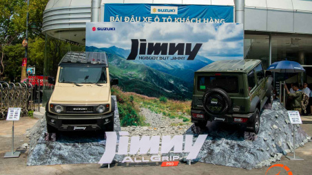 Ngắm cận cảnh mẫu xe SUV địa hình Suzuki Jimny