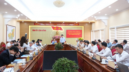 Lãnh đạo Tập đoàn Công nghiệp Than - Khoáng sản Việt Nam làm việc với Tỉnh ủy Lâm Đồng