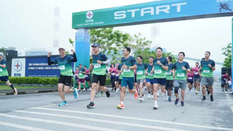 Công ty Nhiệt điện Thái Bình: Gần 100 vận động viên tham gia giải chạy TBTPC Running 2024