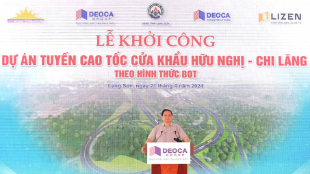 Khởi công Cao tốc Hữu Nghị - Chi Lăng với quy mô hơn 11.000 tỷ đồng
