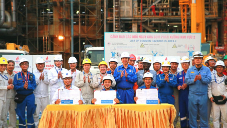 Lọc hoá dầu Bình Sơn (BSR): Khởi động phân xưởng công nghệ cuối cùng sau đợt bảo dưỡng tổng thể