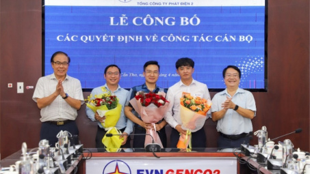 Tổng Công ty Phát điện 2 công bố các quyết định điều động và bổ nhiệm cán bộ