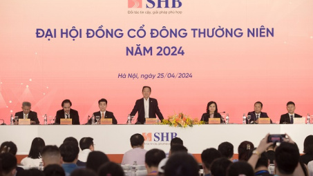 Ngân hàng SHB đặt mục tiêu tăng 22% và chia cổ tức 18% năm 2024