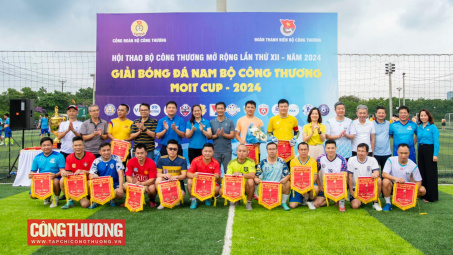 Khai mạc Giải bóng đá nam Bộ Công Thương - MOIT CUP 2024