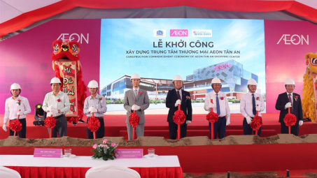 AEON Mall Tân An chính thức khởi công, sẽ hoàn thành tháng 8/2025