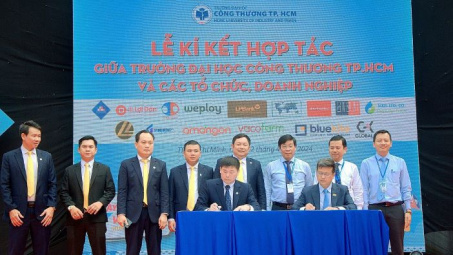Trường Đại học Công Thương TP. Hồ  Chí Minh tổ chức ngày hội việc làm năm 2024.