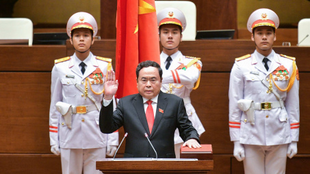 Chủ tịch Quốc hội Trần Thanh Mẫn tuyên thệ nhậm chức