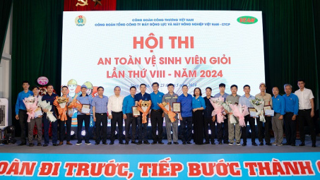 Công đoàn VEAM: Sôi nổi Hội thi An toàn vệ sinh viên giỏi lần thứ 8