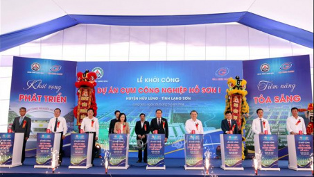 Lạng Sơn: Khởi công Dự án Cụm công nghiệp Hồ Sơn 1, huyện Hữu Lũng