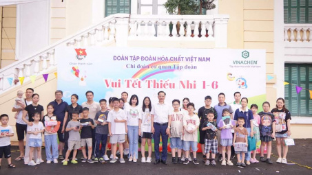 Vinachem: Rộn ràng không khí "Vui Tết Thiếu nhi 1/6"