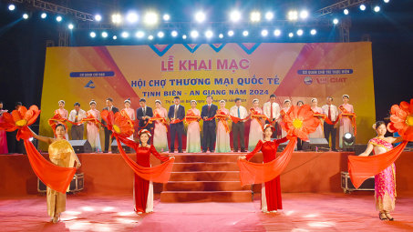 Hội chợ thương mại quốc tế Tịnh Biên, An Giang 2024 - Cơ hội kết nối giao thương ba nước