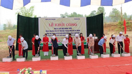 Điện Biên khởi công dự án lưới điện nông thôn từ nguồn hỗ trợ của Tp. Hồ Chí Minh