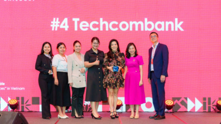 Ngân hàng Techcombank tiếp tục lọt Top 4 bảng xếp hạng “Nơi làm việc tốt nhất Việt Nam” 2024