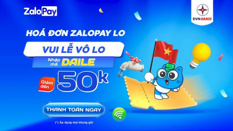 Tháng đại lễ nhận quà từ ZaloPay khi thanh toán tiền điện