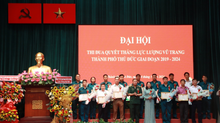 EVNGENCO3: Đạt thành tích xuất sắc trong phong trào thi đua quyết thắng lực lượng vũ trang TP. Thủ Đức