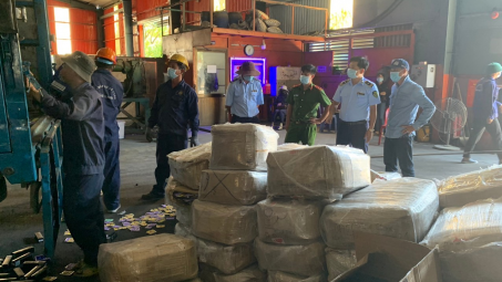 Phú Yên: Giám sát tiêu hủy hàng hóa vi phạm giá trị gần 3 tỉ đồng