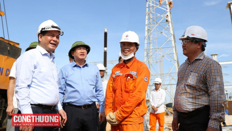 Trên những "chảo lửa" công trường đường dây 500kV mạch 3