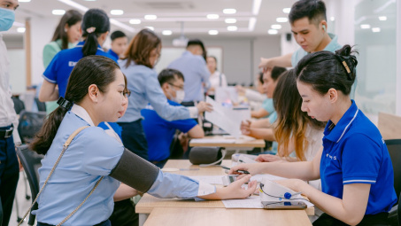 Ngân hàng Eximbank tổ chức ngày hội hiến máu “Kết nối cộng đồng, lan tỏa yêu thương”