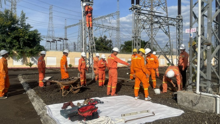 Truyền tải điện Gia Lai: Tăng cường hỗ trợ thi công đường dây 500kV mạch 3