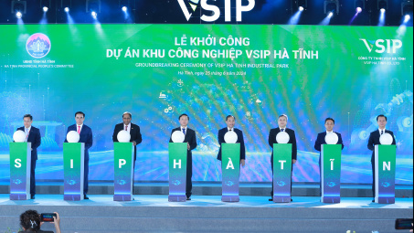 Khởi công Dự án khu công nghiệp VSIP Hà Tĩnh
