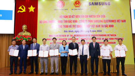 39 doanh nghiệp tại Bắc Ninh thành công tham gia chuỗi cung ứng của Samsung