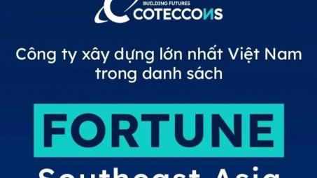 Xây dựng Coteccons (CTD) lọt top những công ty lớn nhất Đông Nam Á