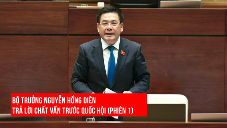 Bộ trưởng Nguyễn Hồng Diên trả lời chất vấn trước Quốc hội (phiên 1)