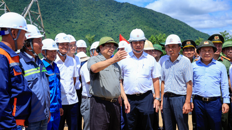 Dồn toàn lực trên công trường Dự án đường dây 500kV mạch 3 (Quảng Trạch - Phố Nối)