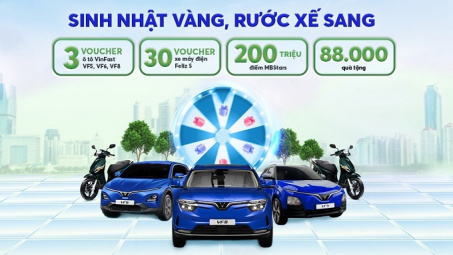 MB triển khai chương trình gửi tiền “Sinh nhật vàng - Rước xế sang”