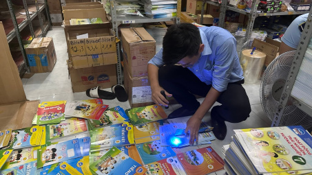 Sóc Trăng: Thu giữ trên 40.000 quyển sách giả mạo Nhà xuất bản Giáo dục Việt Nam