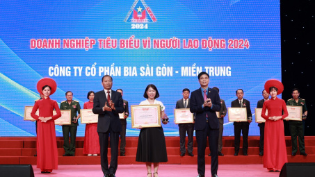 Người lao động coi Công ty Bia Sài Gòn - Miền Trung là ngôi nhà thứ hai của mình