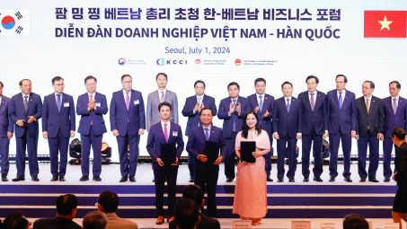Doanh nghiệp Việt Nam - Hàn Quốc ký loạt thỏa thuận hợp tác trị giá hàng trăm triệu USD