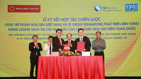 Tập đoàn Hoa Sen (HSG) bắt tay “ông lớn” Singapore trong chuyển đổi sử dụng năng lượng sạch