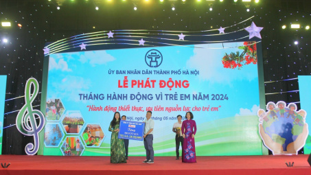 URC Việt Nam quan tâm đến sự phát triển bền vững của trẻ em