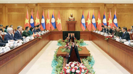 Tiếp tục thúc đẩy hợp tác thương mại, đầu tư với Lào và Campuchia