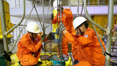 Công ty Thủy điện Sông Tranh đại tu tổ máy H1 và Trạm phân phối 220KV năm 2024