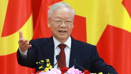 Trao Huân chương Sao Vàng tặng Tổng Bí thư Nguyễn Phú Trọng