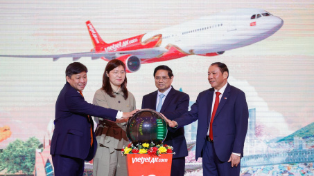 Vietjet Air công bố đường bay mới Daegu (Hàn Quốc) - Nha Trang (Việt Nam)