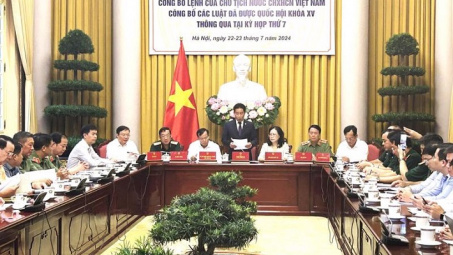 Công bố Lệnh của Chủ tịch nước đối với 6 luật vừa được Quốc hội thông qua
