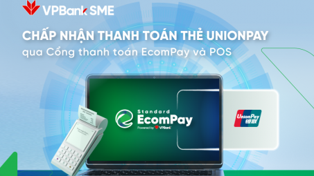 VPBank mở rộng chấp nhận thanh toán thẻ UPI trên cổng thanh toán EcomPay