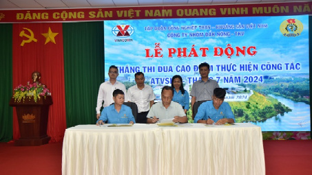 Công đoàn Nhôm Đắk Nông sơ kết hoạt động 6 tháng đầu năm 2024