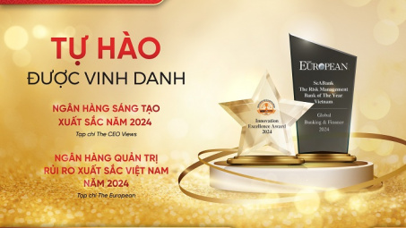 SeABank được vinh danh giải thưởng quốc tế Ngân hàng Quản trị rủi ro và Ngân hàng sáng tạo xuất sắc