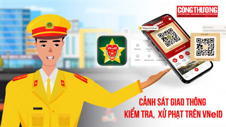 Người dân cần lưu ý, cảnh sát giao thông đã bắt đầu kiểm tra giấy tờ, lập biên bản xử phạt trên VNeID