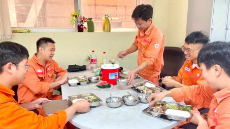 Ấm áp Bữa cơm Công đoàn tại Công ty Nhiệt điện Thái Bình