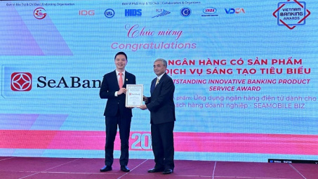 SeABank lần thứ 4 liên tiếp được vinh danh là Ngân hàng Việt Nam tiêu biểu