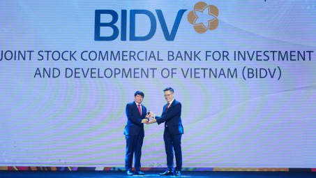 BIDV nhận giải thưởng “Nơi làm việc tốt nhất châu Á”
