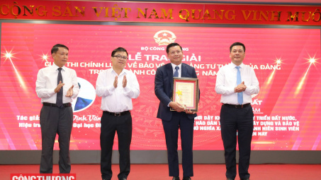 PGS.TS Đinh Văn Châu đoạt giải Nhất Cuộc thi bảo vệ nền tảng tư tưởng của Đảng ngành Công Thương