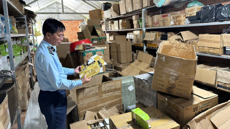 Đồng Tháp: Phạt tiền 30 triệu đồng về hành vi kinh doanh mỹ phẩm nhập lậu