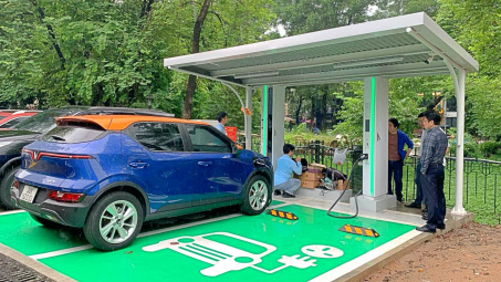 “Ông lớn năng lượng” PV Power (POW) bước vào cuộc chơi sạc xe điện, xây trạm sạc đầu tiên ở Hà Nội